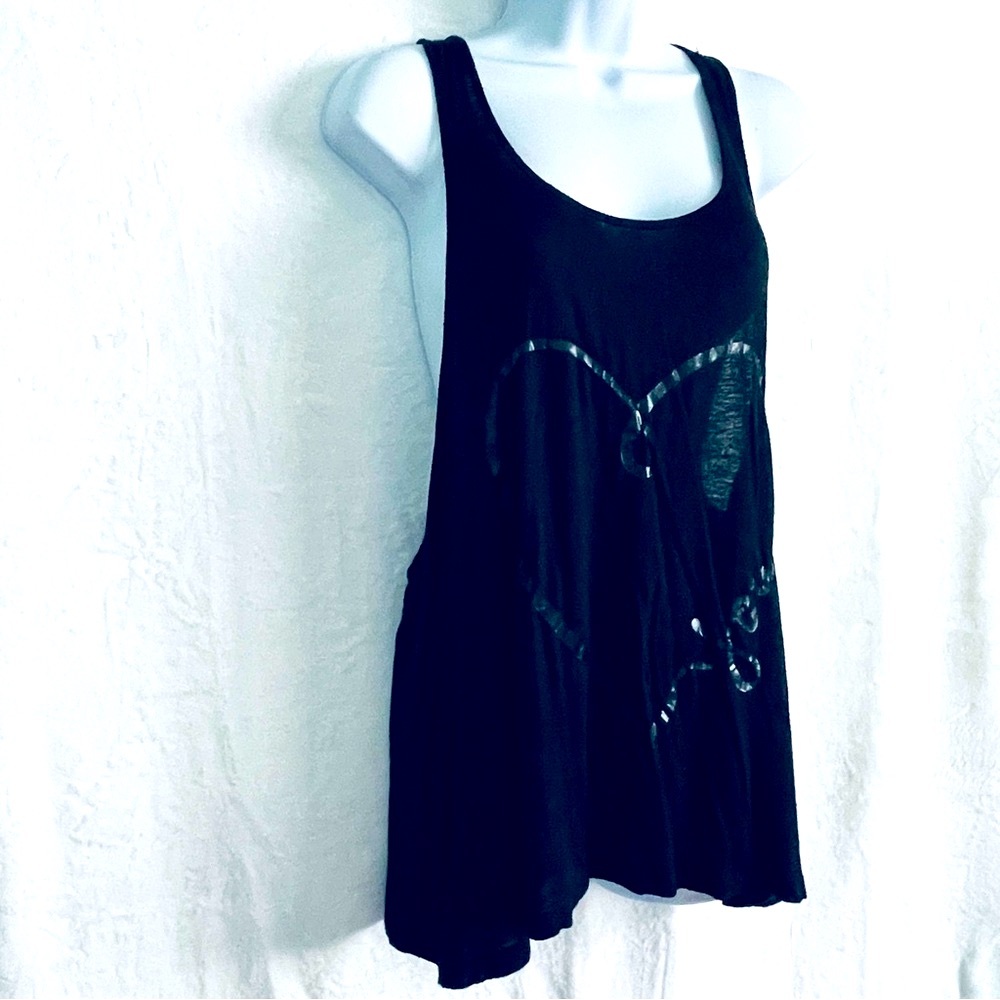 Black Sleeveless Tank Top Tunic